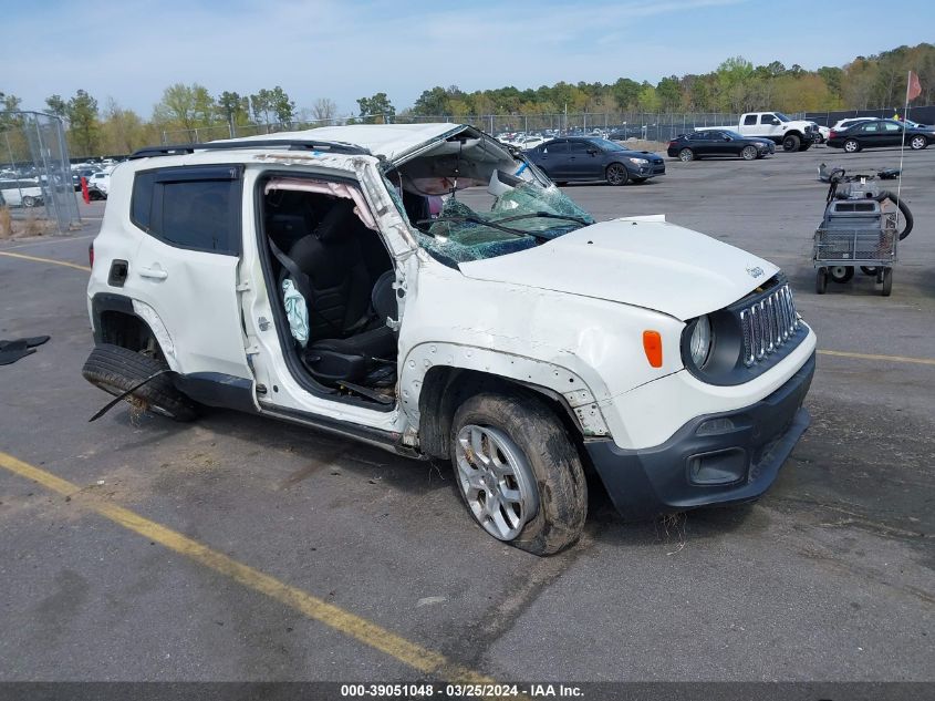 2018 Jeep Renegade Latitude 4X4 VIN: ZACCJBBB4JPH18425 Lot: 39051048