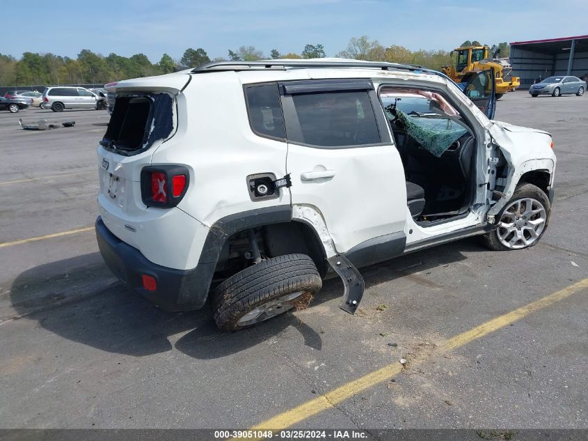 2018 Jeep Renegade Latitude 4X4 VIN: ZACCJBBB4JPH18425 Lot: 39051048