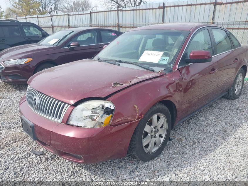 2005 Mercury Montego Luxury VIN: 1MEFM40155G614957 Lot: 39051145