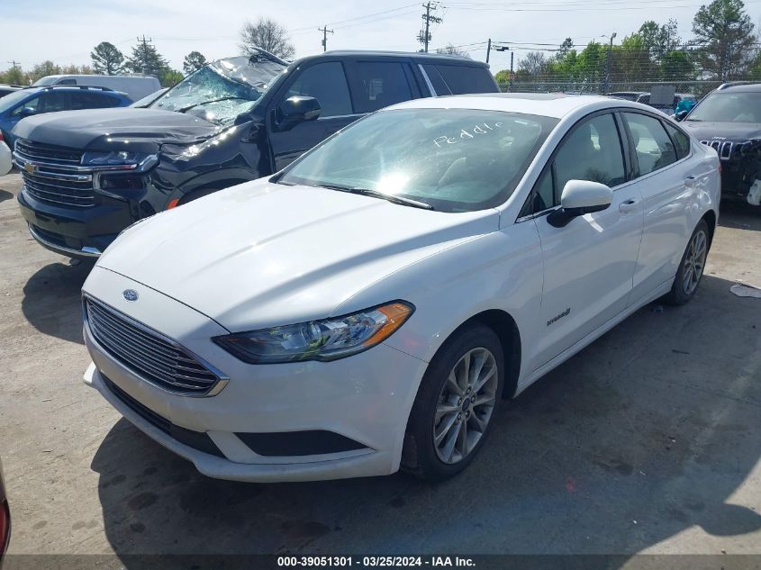 3FA6P0LU8HR314663 | 2017 FORD FUSION HYBRID