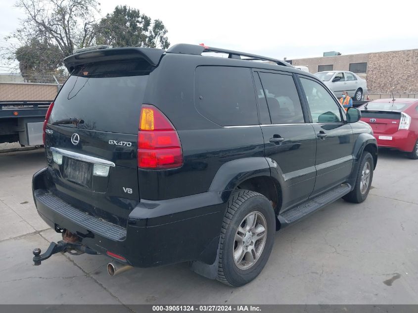 2004 Lexus Gx 470 VIN: JTJBT20X140066357 Lot: 39051324