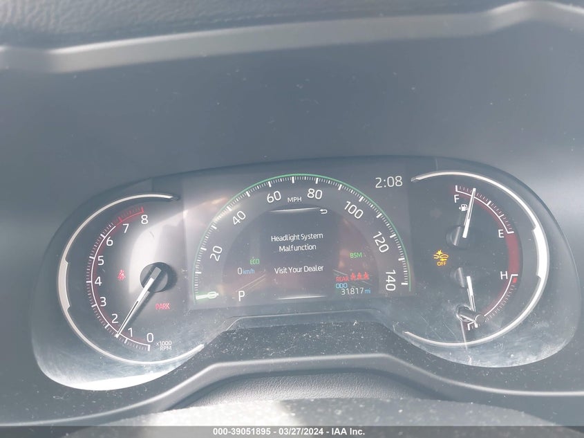 2021 TOYOTA RAV4 2.5L I-4 DI, DOHC, V(VIN: 2T3N1RFV5MC202703