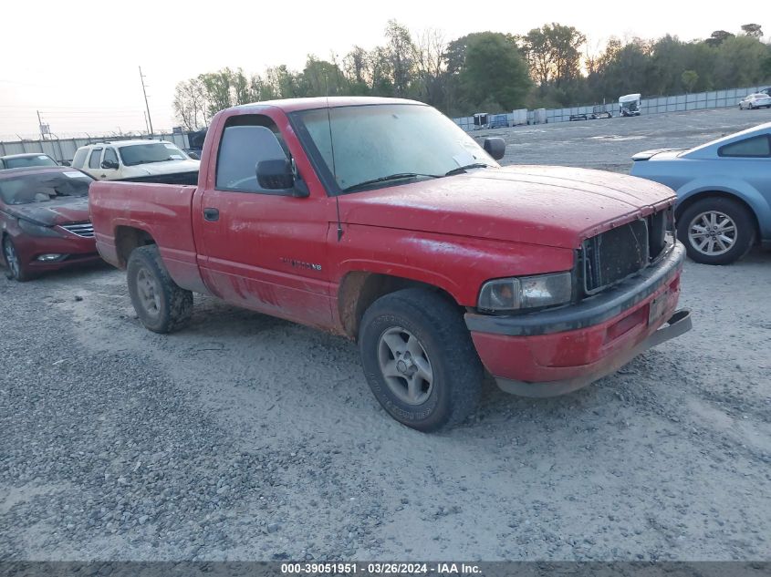 1996 Dodge Ram 1500 VIN: 1B7HC16Z3TS717491 Lot: 39051951