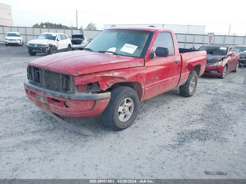 1996 Dodge Ram 1500 VIN: 1B7HC16Z3TS717491 Lot: 39051951