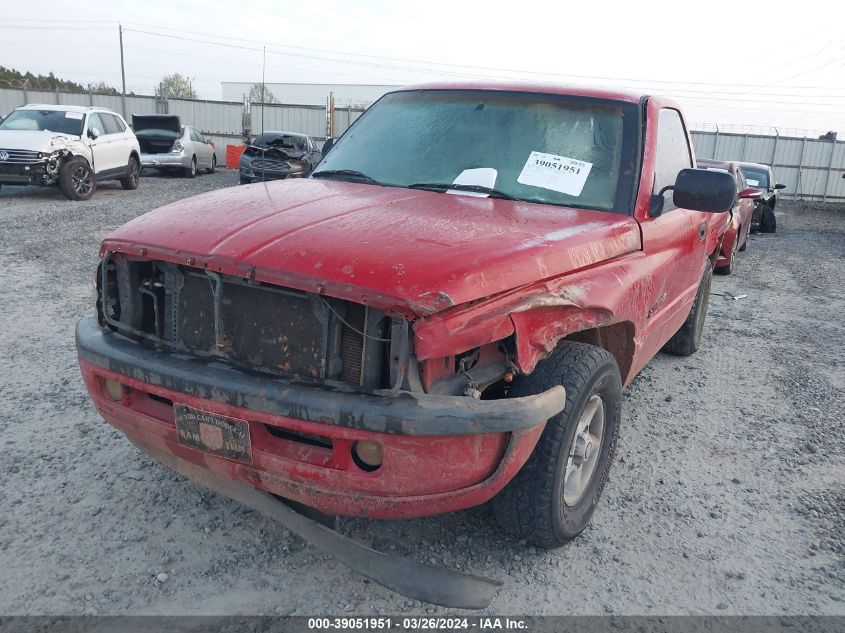 1996 Dodge Ram 1500 VIN: 1B7HC16Z3TS717491 Lot: 39051951