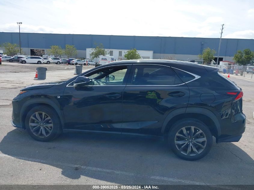 2018 Lexus Nx 300 F Sport VIN: JTJYARBZXJ2093225 Lot: 39052025