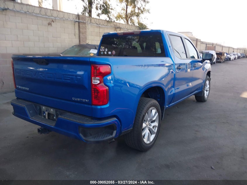 2022 CHEVROLET SILVERADO 1500 2.7L I-4 DI, DOHC, V(VIN: 3GCPABEK9NG638607