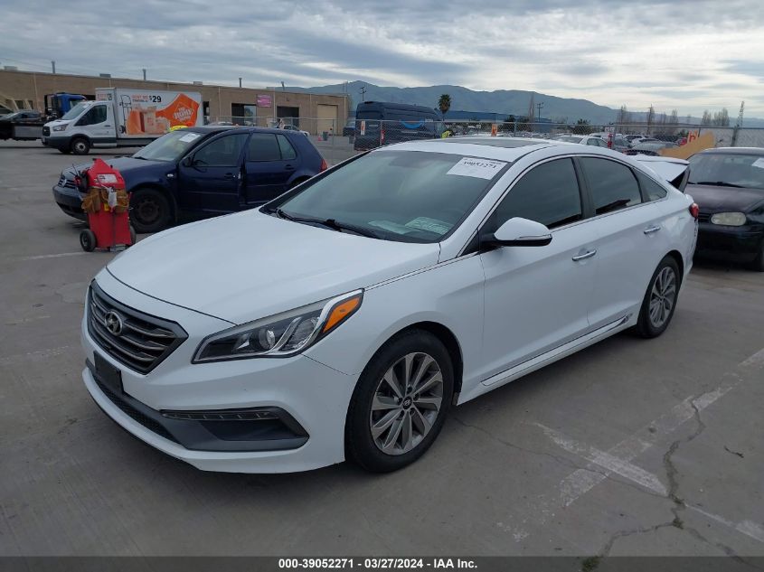 2017 Hyundai Sonata Sport VIN: 5NPE34AF2HH525342 Lot: 39052271