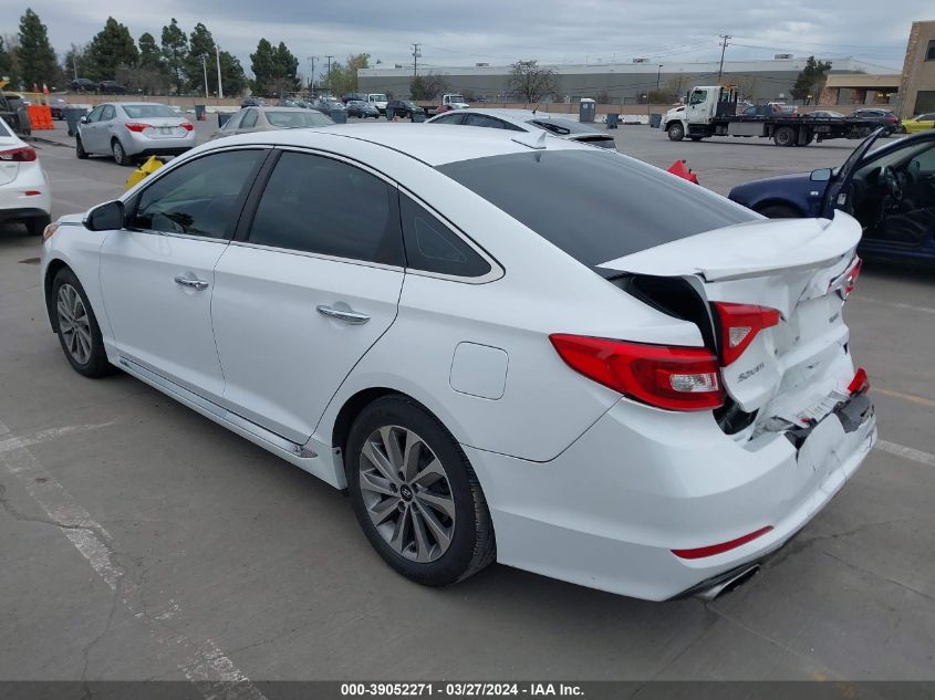 2017 Hyundai Sonata Sport VIN: 5NPE34AF2HH525342 Lot: 39052271