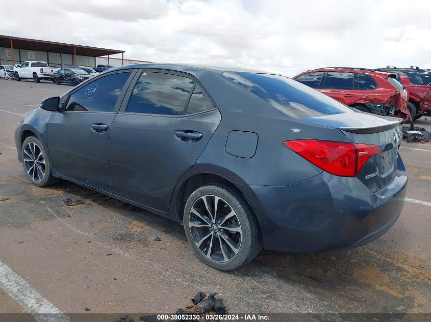 VIN 2T1BURHE0KC243477 2019 TOYOTA COROLLA SE