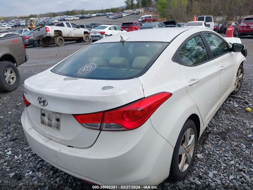 2013 Hyundai Elantra Gls VIN: 5NPDH4AE6DH367022 Lot: 39052351