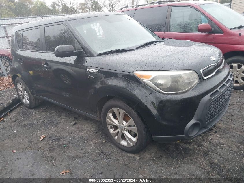 2015 Kia Soul + VIN: KNDJP3A58F7115635 Lot: 39052353