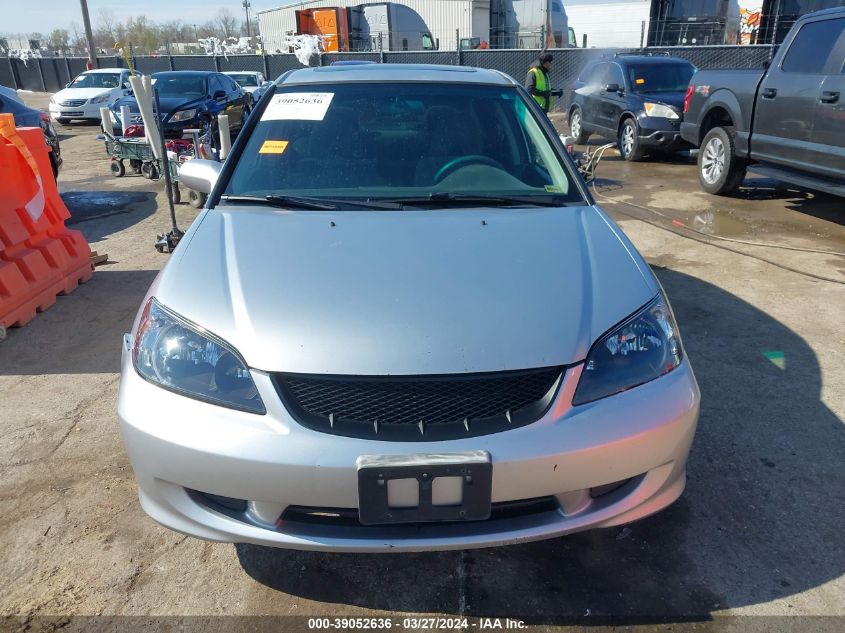 2004 Honda Civic Ex VIN: 2HGES26724H598448 Lot: 39052636