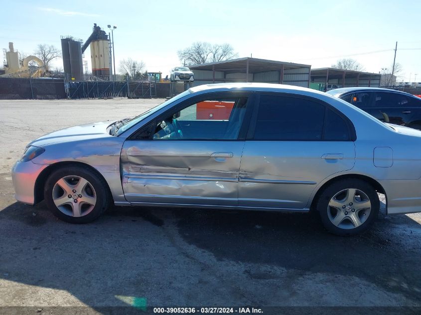 2004 Honda Civic Ex VIN: 2HGES26724H598448 Lot: 39052636