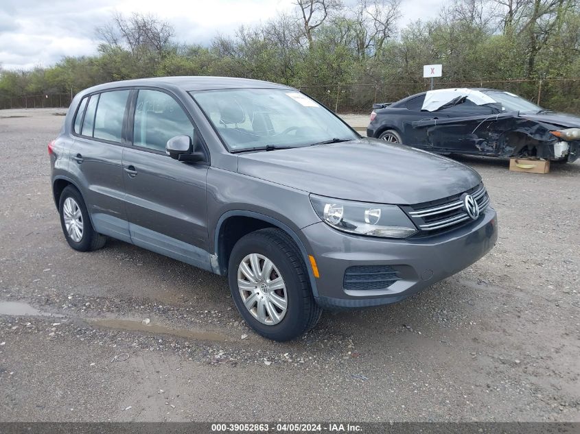 2012 Volkswagen Tiguan S VIN: WVGCV7AX4CW006237 Lot: 39052863