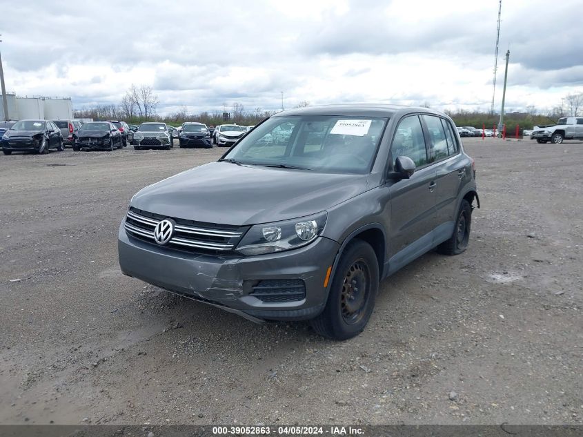 WVGCV7AX4CW006237 2012 Volkswagen Tiguan S