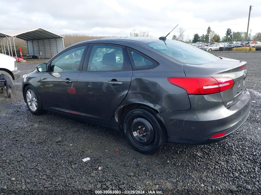 2016 Ford Focus Se VIN: 1FADP3F27GL294504 Lot: 39053003