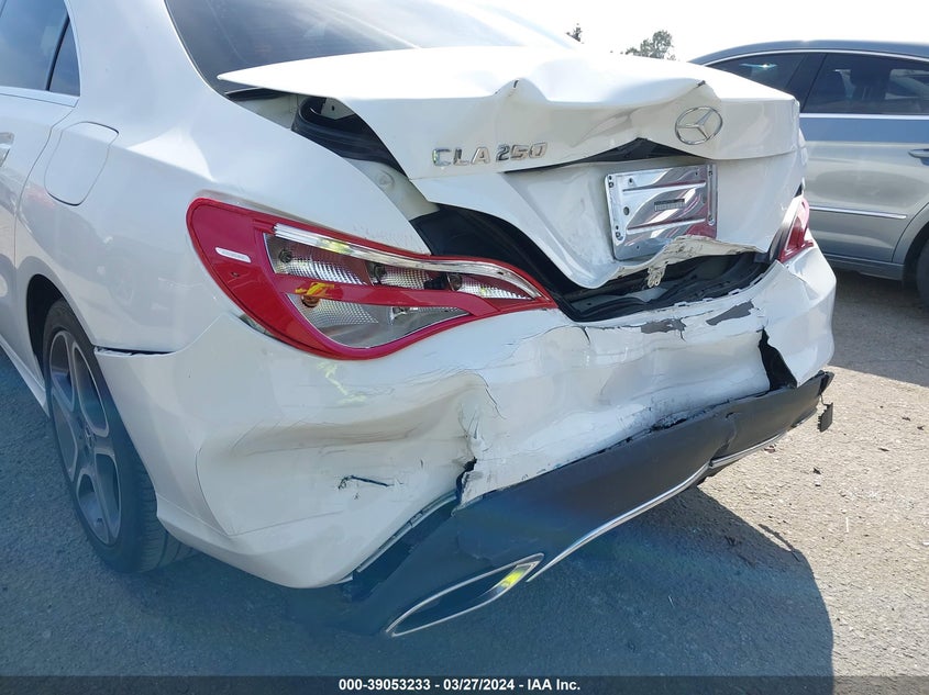 2019 MERCEDES-BENZ CLA 250 VIN: WDDSJ4EB6KN752787