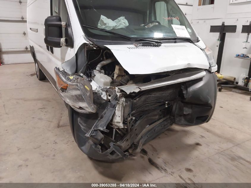 2021 Ram Promaster 3500 Cargo Van High Roof 159 Wb Ext VIN: 3C6MRVJG1ME510278 Lot: 39053285