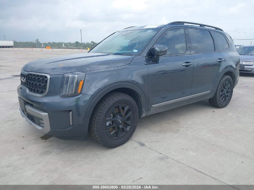 VIN 5XYP5DGCXPG395977 2023 KIA TELLURIDE no.2