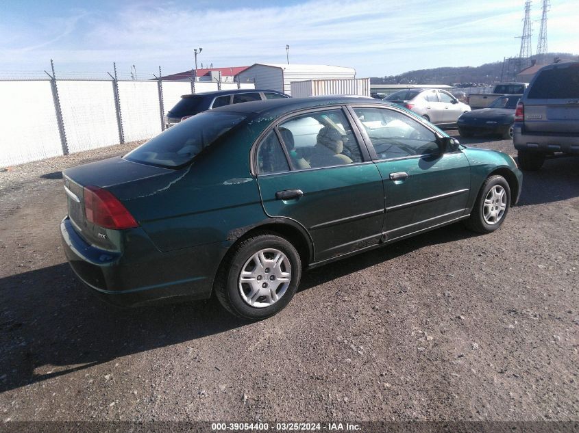 2HGES16132H547625 | 2002 HONDA CIVIC