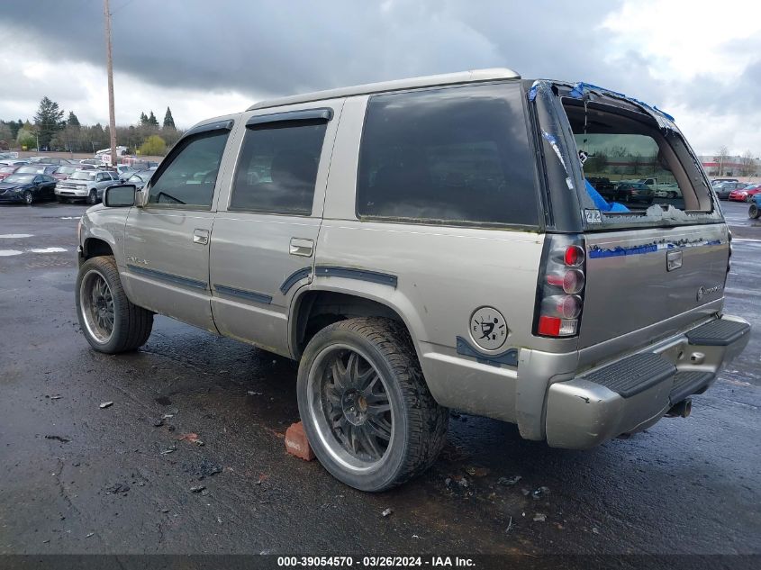 1999 Cadillac Escalade Standard VIN: 1GYEK13R4XR410963 Lot: 39054570