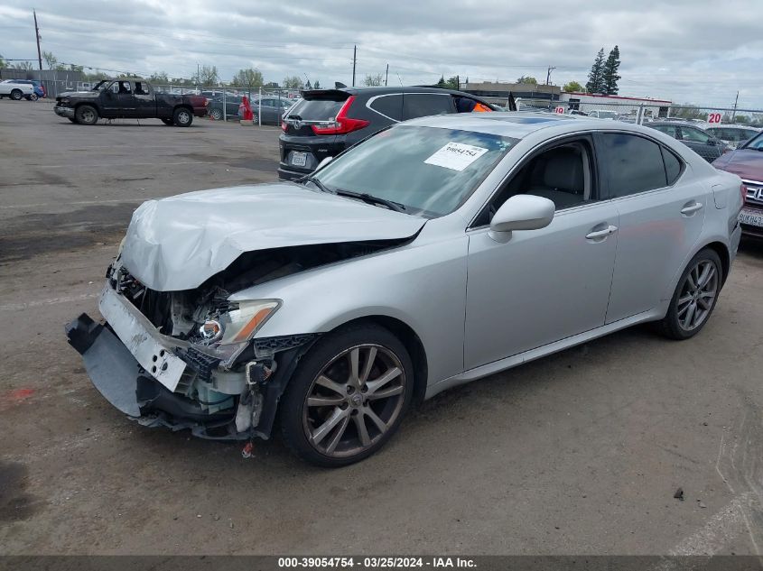 2007 Lexus Is 250 VIN: JTHBK262X75048379 Lot: 39054754