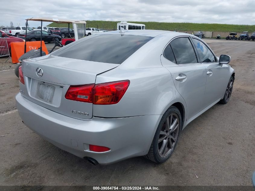 2007 Lexus Is 250 VIN: JTHBK262X75048379 Lot: 39054754