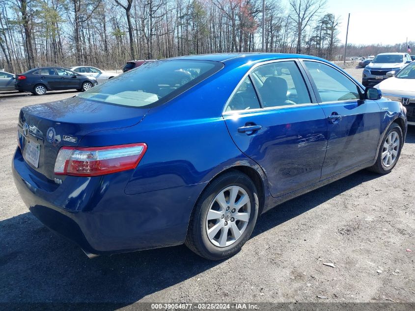 4T1BB46K27U023491 | 2007 TOYOTA CAMRY HYBRID