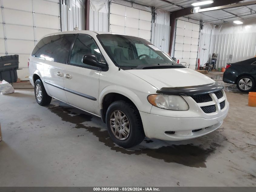 2002 Dodge Grand Caravan Sport VIN: 1B4GP44372B627238 Lot: 40212927