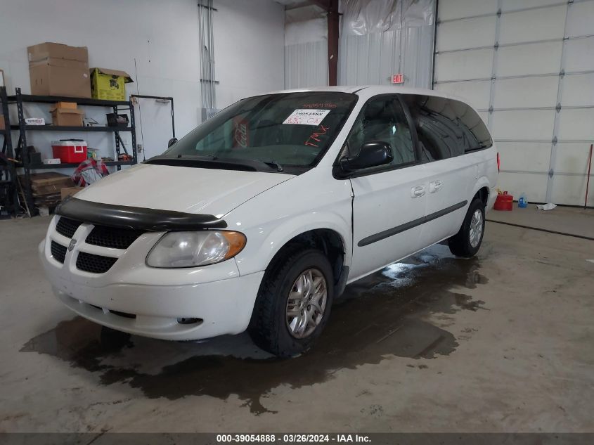 2002 Dodge Grand Caravan Sport VIN: 1B4GP44372B627238 Lot: 40212927