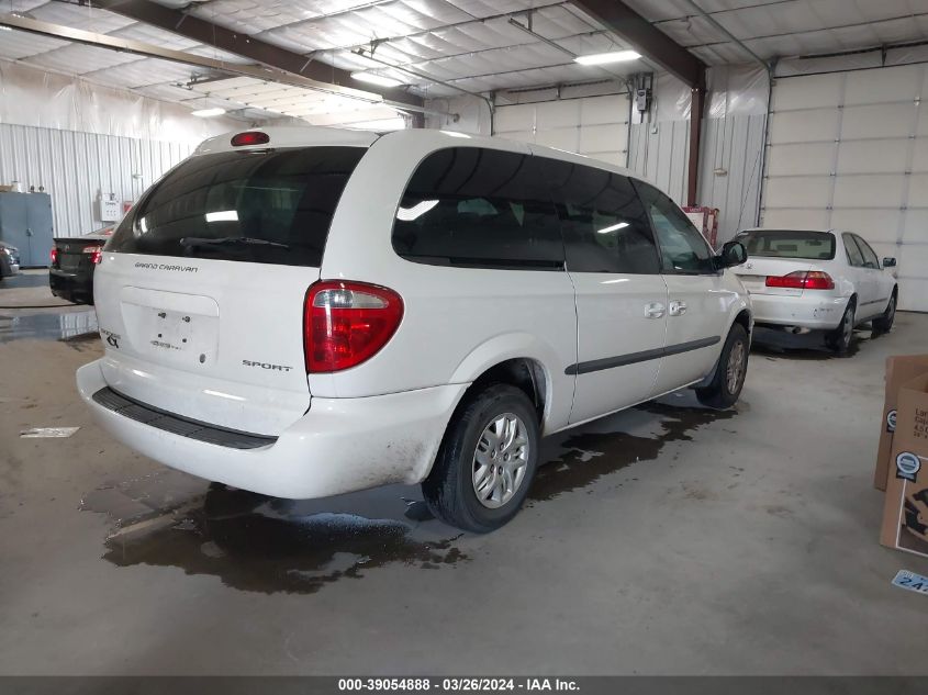 2002 Dodge Grand Caravan Sport VIN: 1B4GP44372B627238 Lot: 40212927