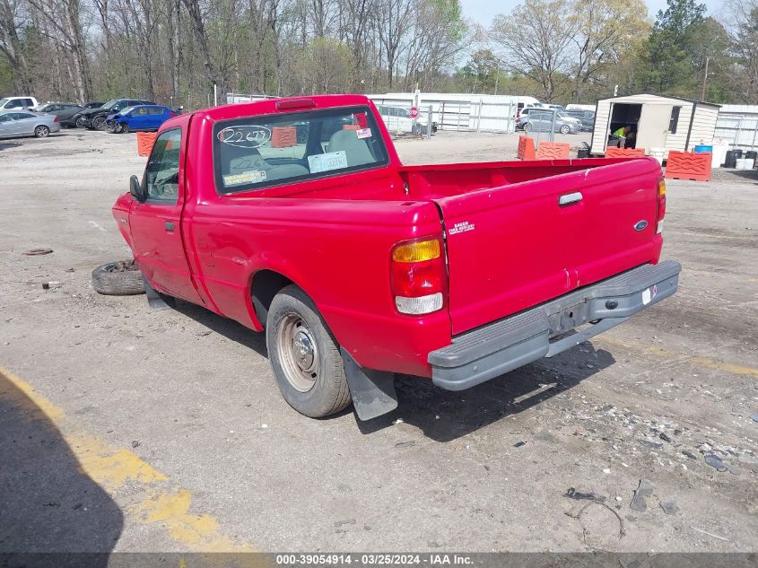 1998 Ford Ranger Splash/Xl/Xlt VIN: 1FTYR10C4WUC39660 Lot: 39054914