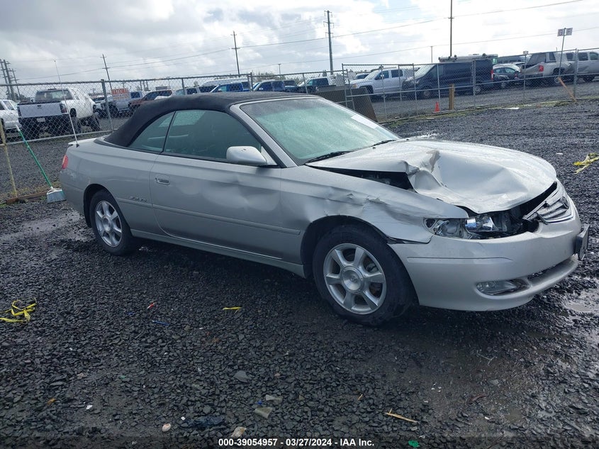 2003 Toyota Camry Solara Sle V6 VIN: 2T1FF28P33C607574 Lot: 39054957