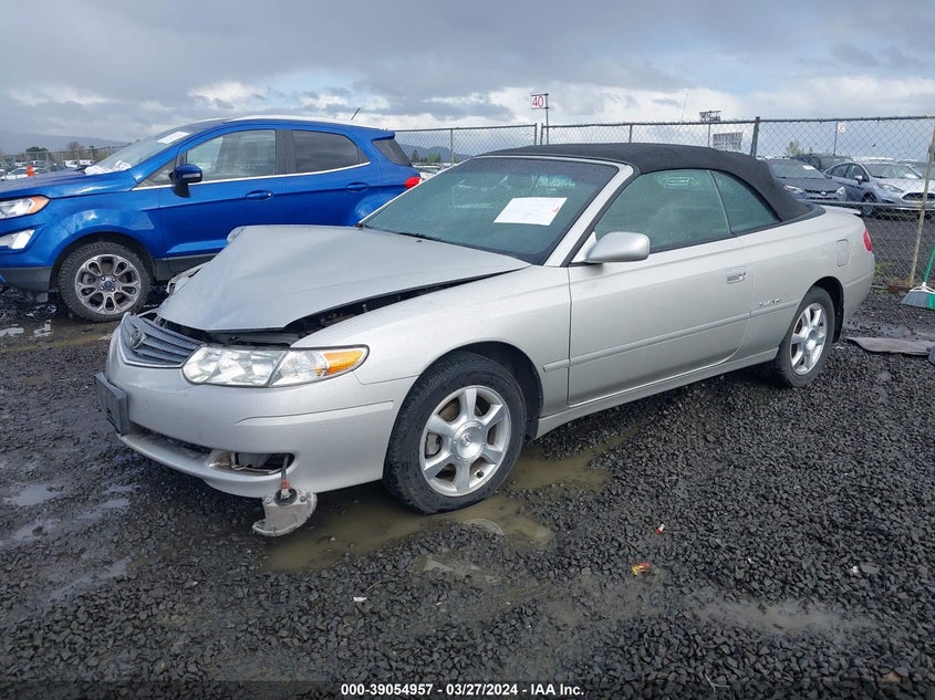 2003 Toyota Camry Solara Sle V6 VIN: 2T1FF28P33C607574 Lot: 39054957