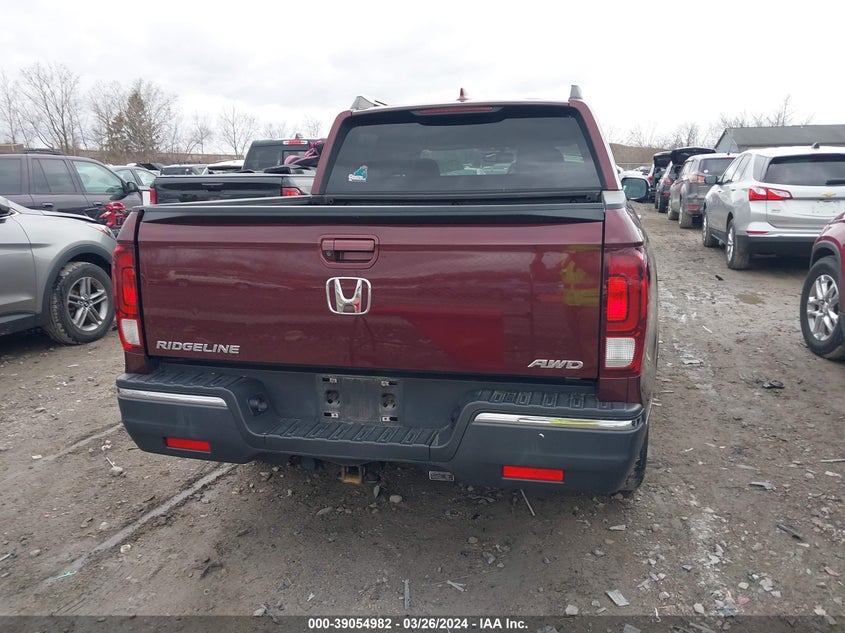 VIN 5FPYK3F60HB030260 2017 HONDA RIDGELINE RTL
