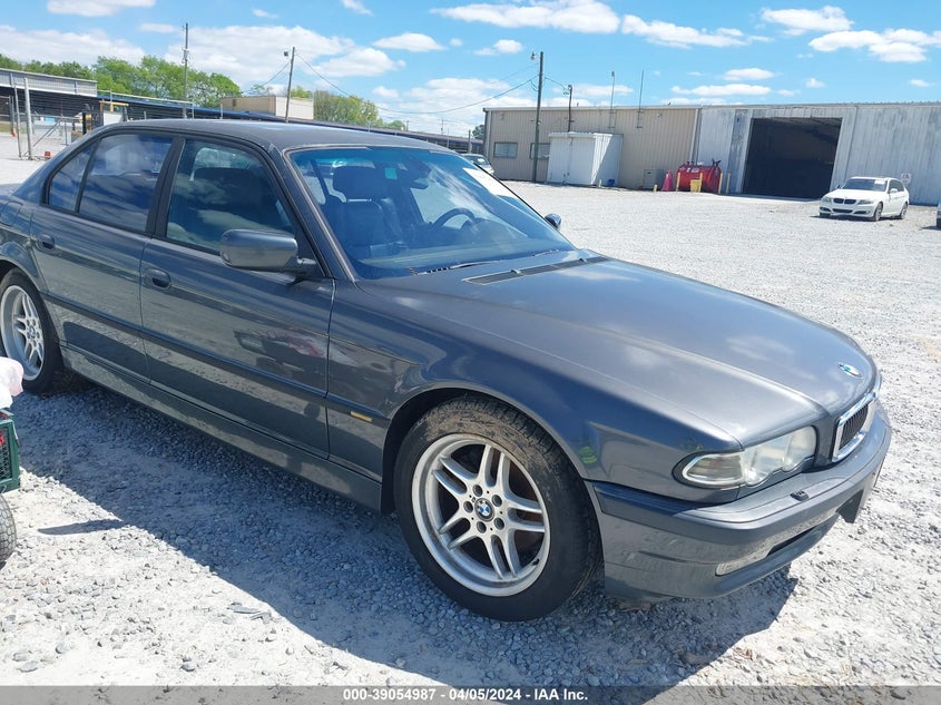 2001 BMW 740Ia VIN: WBAGG83451DN81168 Lot: 39054987