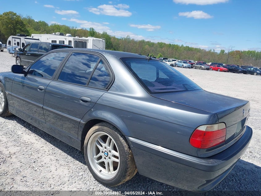2001 BMW 740Ia VIN: WBAGG83451DN81168 Lot: 39054987