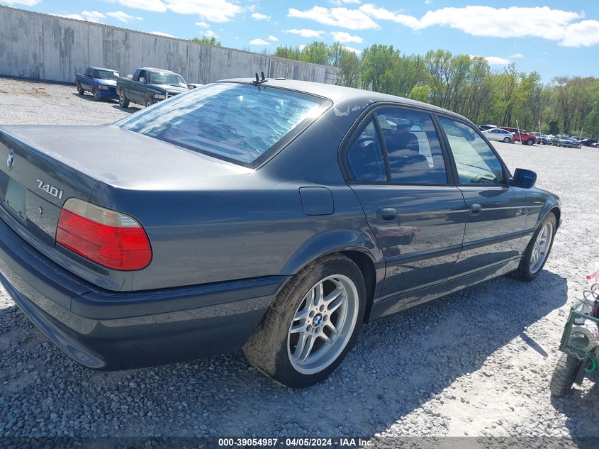 2001 BMW 740Ia VIN: WBAGG83451DN81168 Lot: 39054987