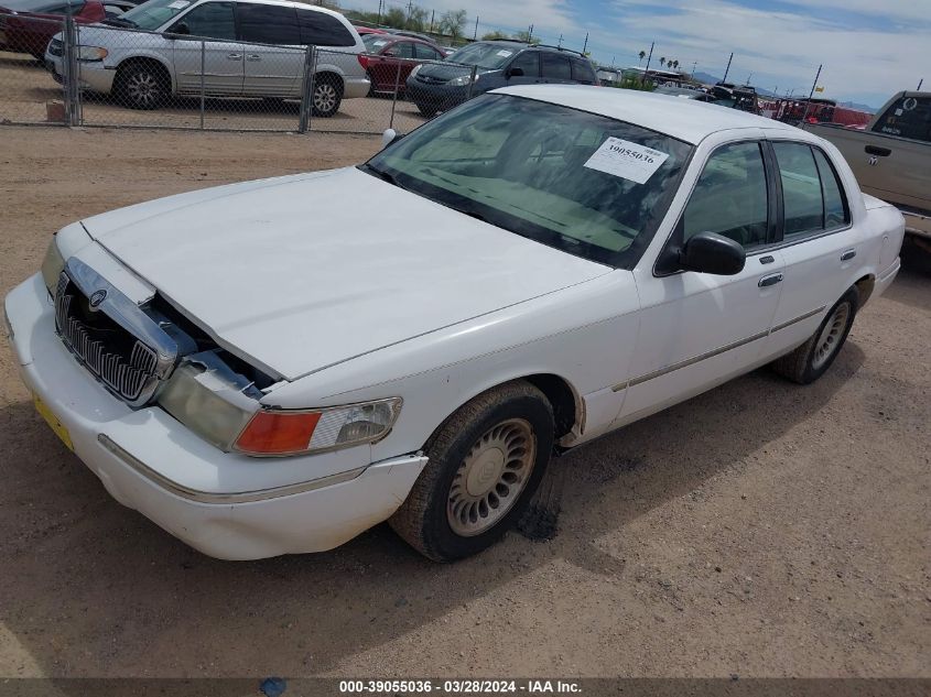 2001 Mercury Grand Marquis Ls VIN: 2MEFM75W21X662488 Lot: 39055036