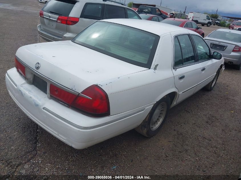 2001 Mercury Grand Marquis Ls VIN: 2MEFM75W21X662488 Lot: 39055036