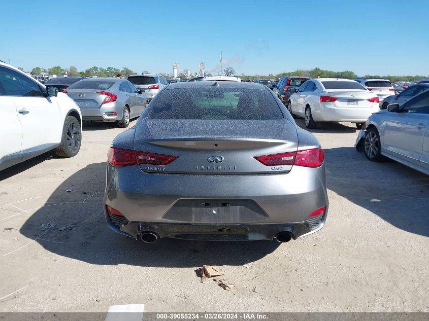 2018 Infiniti Q60 3.0T Luxe VIN: JN1EV7EK1JM340202 Lot: 39055234