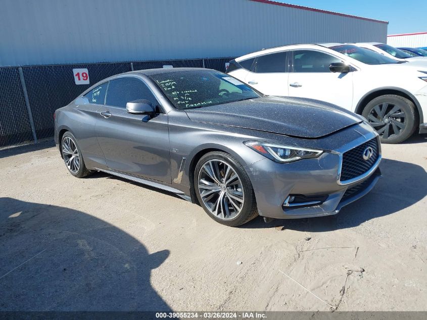 2018 Infiniti Q60 3.0T Luxe VIN: JN1EV7EK1JM340202 Lot: 39055234