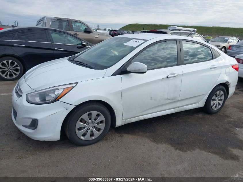 2016 Hyundai Accent Se VIN: KMHCT4AE4GU062943 Lot: 39055367