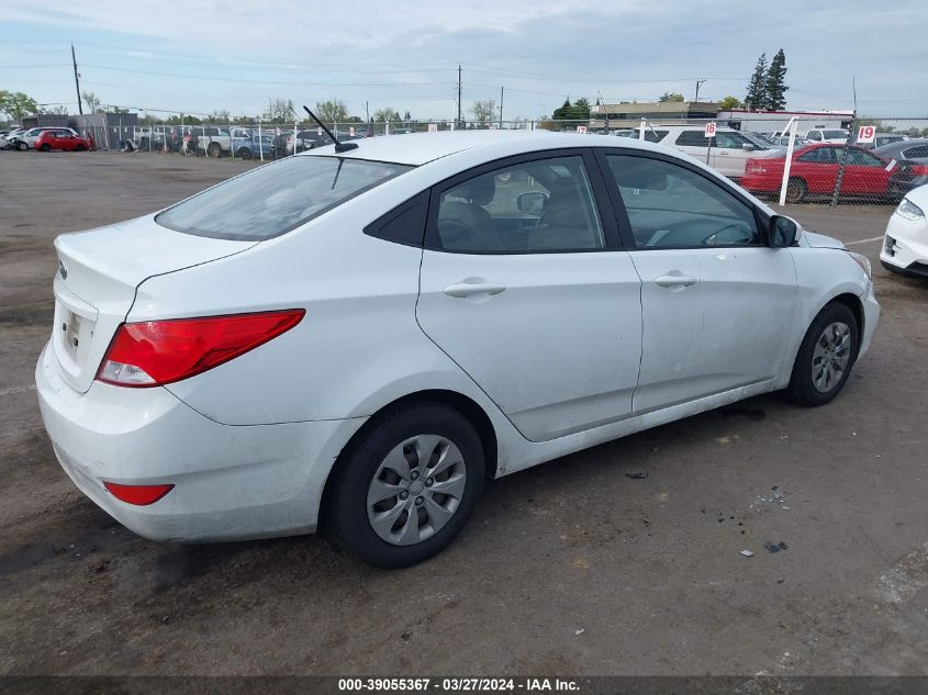 2016 Hyundai Accent Se VIN: KMHCT4AE4GU062943 Lot: 39055367