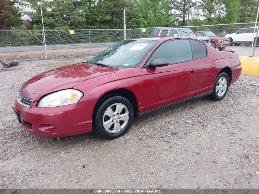 2006 Chevrolet Monte Carlo Lt VIN: 2G1WM15K369183996 Lot: 39055514