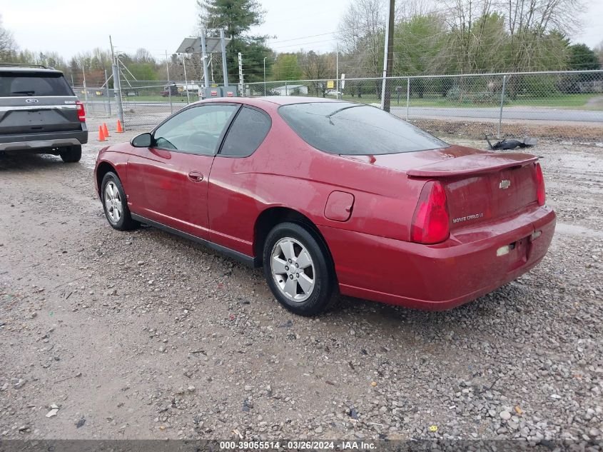 2006 Chevrolet Monte Carlo Lt VIN: 2G1WM15K369183996 Lot: 39055514