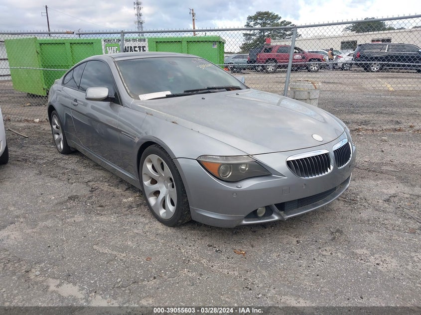 2007 BMW 650I VIN: WBAEH135X7CR52165 Lot: 39055603