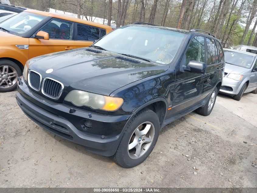 2002 BMW X5 3.0I VIN: 5UXFA53522LP32142 Lot: 40302537