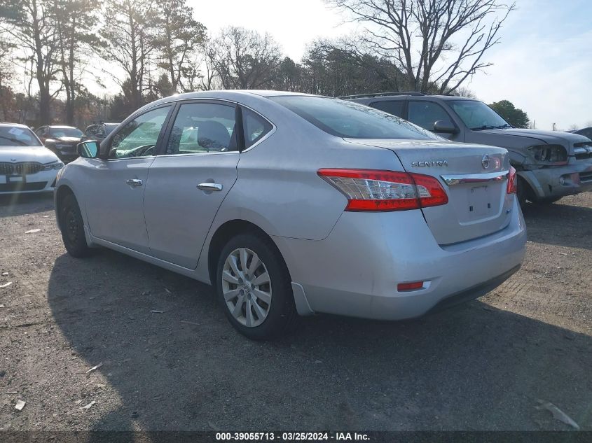 3N1AB7AP4EY302054 | 2014 NISSAN SENTRA